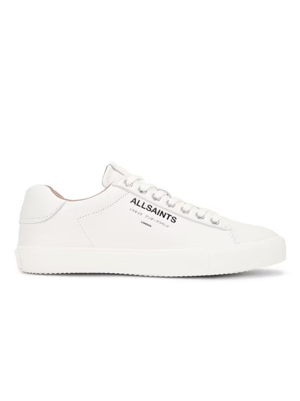 AllSaints Underground Low Tops White Leather shoes sneakers revolve men’s 11